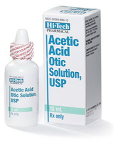 Acetic Acid 2% Otic Solution 15ml, Hi-Tech Pharmacal