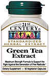 Green Tea Extract Caps - 21st Century Vitamins