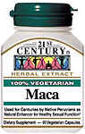 Maca 500mg Caps - 21st Century Vitamins