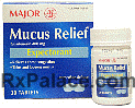 Mucus Relief (Guaifenesin 400mg) Tablets