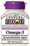 Omega-3 Oil Softgels - 21st Century