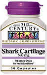 Shark Cartilage 500mg Capsules - 21st Century