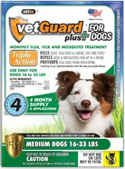 VetGuard Plus for Dogs Medium, 4 Months