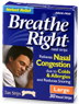 Breathe Right Tan Strips Large 30's