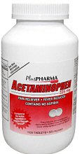 Acetaminophen 325mg Tablets 1000-Count