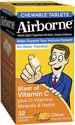 Airborne Chewables Citrus Flavor 32s