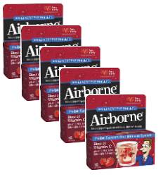 Airborne Eff Tabs Very Berry Value Pak