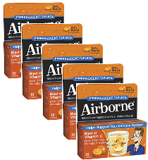 Airborne Effervescent Tabs Zesty Orange Value Pack
