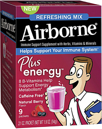 Airborne Plus energy Mix Natural Berry 9s