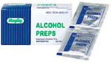 Alcohol Prep Pads 100s Rugby