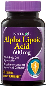 Alpha Lipoic Acid 600mg 30 Capsules Natrol