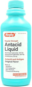 Antacid Liquid Regular Strength Rugby 12oz