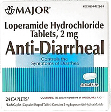 Anti-Diarrheal Caplets 24-Count Major Pharm