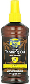 Banana Boat Dark Tan Spray Oil SPF 4 8 oz