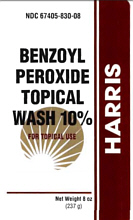 Benzoyl Peroxide Wash 10% 8oz