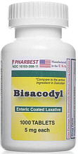 Bisacodyl 5mg Tablets (Pharmbest)