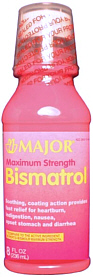 Bismatrol Maximum Strength Liquid 8oz Major