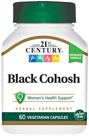 Black Cohosh Capsules 60-Count 21st Century