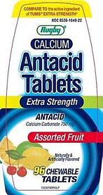 Calcium Antacid Extra Strength 750mg Tablets Rugby