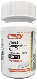 Chest Congestion Relief 400mg Rugby 60 Tablets
