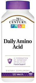 Daily Amino Acid 120 Tablets 21st Century