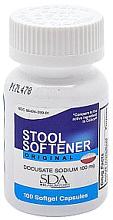 Stool Softener 100mg SoftGel Capsules 100-Count SDA Labs