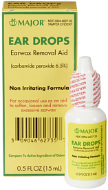 Major Ear Wax Drops 15ml