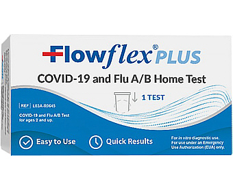 Flowflex Plus Covid-19 and Flu A/B Home Test