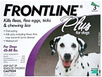 Frontline Plus for Dogs 45-88 lbs