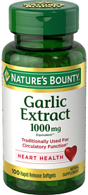 Garlic Extract 1,000mg 100 Softgels Nature's Bounty