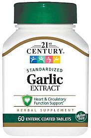 Garlic Extract Enteric-Coated 60 Tablets 21st Century