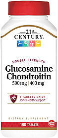 Glucosamine / Chondroitin (500mg/400mg) Double Strength 180 Tablets