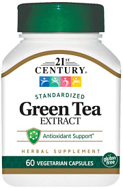 Green Tea Capsules 60-Count 21st Century