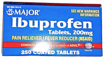 Ibuprofen 200mg Tablets 250-Count