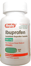 Ibuprofen 200mg Softgels Rugby 80-Count