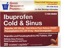 Advil Cold & Sinus Tablets