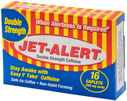 Jet-Alert Double Strength Caffeine Tablets 16-Count