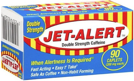 Jet-Alert Double Strength 100mg Caffeine Tablets 90-Count