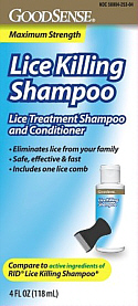 Lice Killing Shampoo 118ml GoodSense