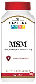 MSM (Methylsulfonylmethane) 1,000mg 180 Tablets