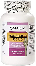 Magnesium Oxide 500mg 100 Tablets Major