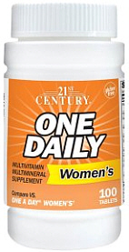 One Daily Women's Tablets 21st Century 100-Count