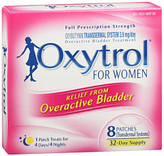 OXYTROL Overactive Bladder Patches 8-Count