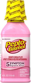 Pepto Bismol Liquid 1 case of 12 x 4 ounces