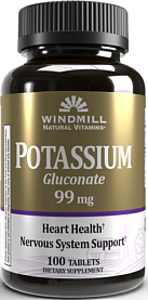Potassium Gluconate 99mg 100 Tablets Windmill