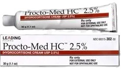 Procto-Med HC 2.5% Cream 1 oz, Leading Pharmaceuticals