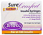 Sure Comfort 31G, 3/10cc, 5/16" Syringes