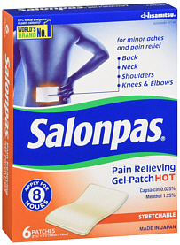 SALONPAS HOT 6 PATCHES