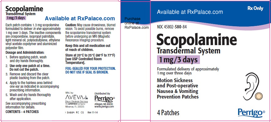 Scopolamine 1mg/3days Patches