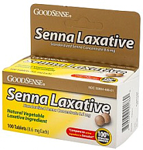 Senna Laxative 8.6mg Tablets 100-Count Good Sense